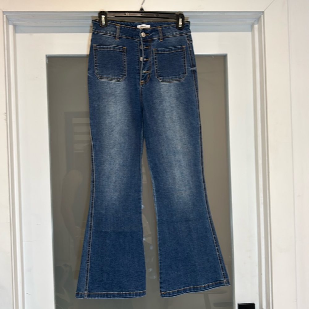 Forever 21 denim flare jeans